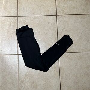 Nike Women’s Black Leggings with White Logo